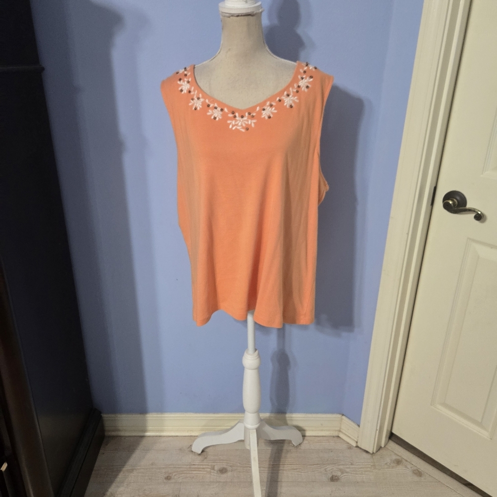 Karen Scott 2x Womens Top